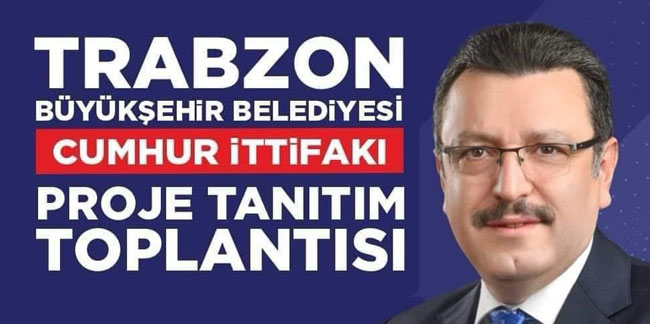 AK Parti Trabzon Büyükşehir Belediye Başkanı Ahmet Metin Genç projelerini tanıtıyor | CANLI YAYIN