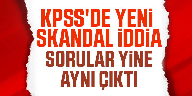 KPSS de yeni skandal iddia Sorular yine aynı çıktı Karadeniz Gazetesi