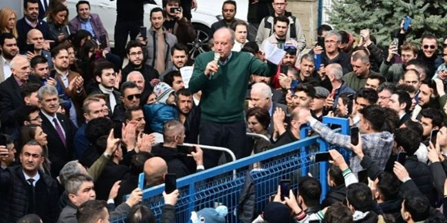 Memleket Partisi önünde toplanan gençler 'İnce dansı' yaptı!