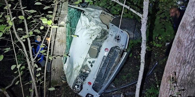 Artvin'de otomobil uçuruma yuvarlandı: 1 çocuk öldü, 2 kişi yaralandı!