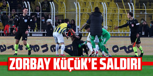 Fenerbahçe Trabzonspor maçında hakeme saldırı girişimi