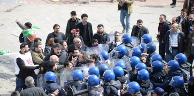Diyarbakır'da HDP'nin 'Nevruz' etkinliğinde ortalık karıştı!