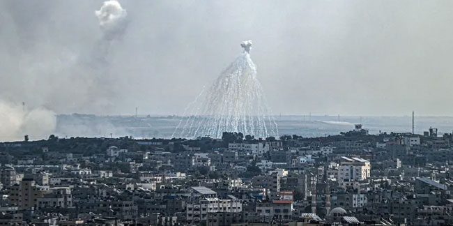 İsrail'den Lübnan'a saldırı: Yasaklı beyaz fosfor bombasıyla vurdu