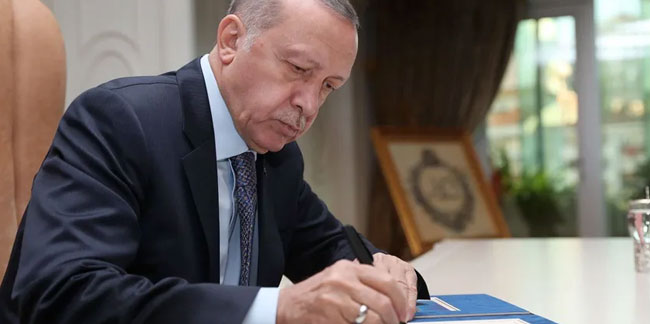 Cumhurbaşkanı Erdoğan onayladı, Resmi Gazete'de yayımlandı!