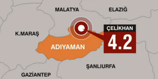 Adıyaman'dan deprem! AFAD depremin büyüklüğünü açıkladı