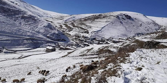 Soğanlı Dağı eteklerinde kardan kapanan köy ve yayla yolları yeniden ulaşıma açıldı