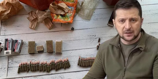Zelensky'e suikast girişimi. Suikastçinin evinden çıkanlar cephanelikten farksız
