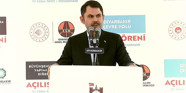 Bakan Kurum: Diyarbakır'ımıza 5 bin 570 yeni konut inşa edeceğiz