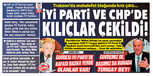 İYİ Parti ve CHP’de kılıçlar çekildi!..