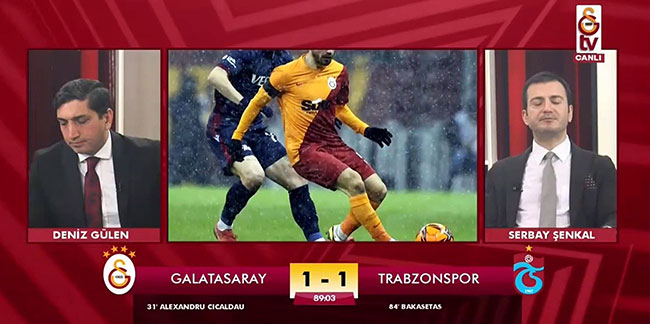 Galatasaray - Trabzonspor maçı sonrası sosyal medyayı sallayan görüntü