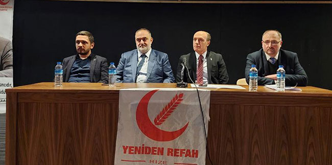 Yeniden Refah Partisi Rize İl Başkanı Mehmet Akif Zerdeci: Yaşanan sorunlar AKP iktidarıyla ortaya çıkmıştır