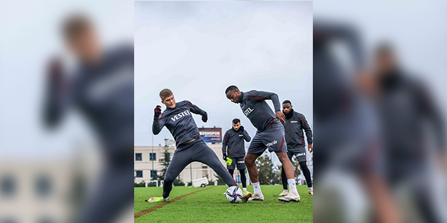 Trabzonspor'da Sivasspor maçı hazırlıkları devam ediyor
