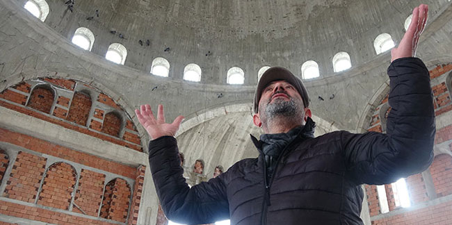 Trabzon'da 17 yıldır bitmeyen cami! Muhtar isyan etti