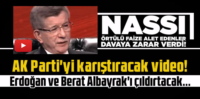 AK Parti'yi karıştıracak video! Erdoğan ve Berat Albayrak'ı çıldırtacak...