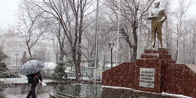 Meteoroloji uyarmıştı! Ardahan'da kar yağışı etkili oldu
