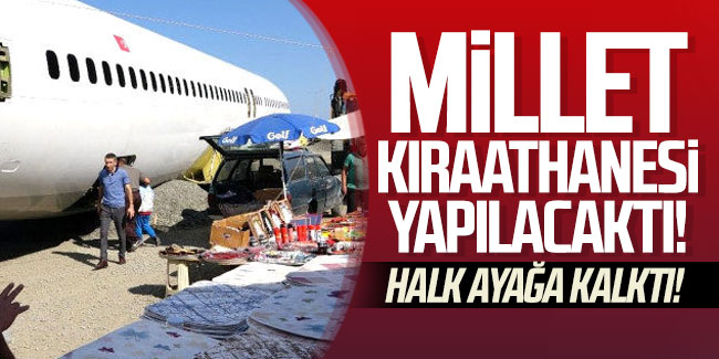 Millet kıraathanesi yapılacaktı! Halk ayağa kalktı!