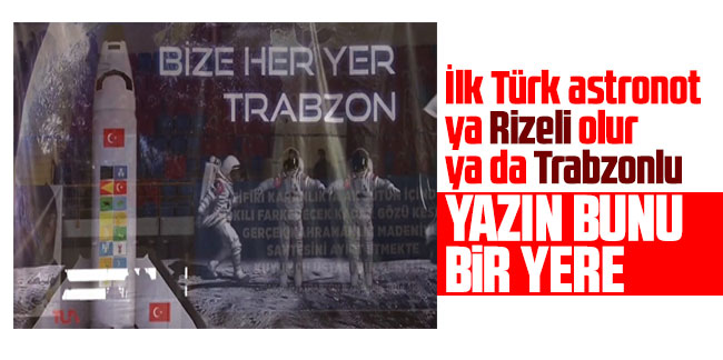 AK Parti Trabzon kongresinde dikkat çeken pankart