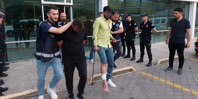 Samsun'da 6 kişinin yaralandığı silahlı çatışmada 2 kişi tutuklandı