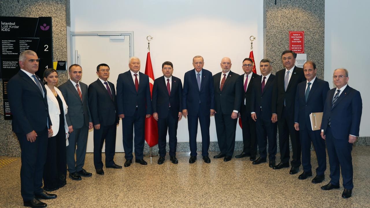 Erdoğan, Türk Devletleri Teşkilatı Yargı Kurulları Toplantısı'na katıldı