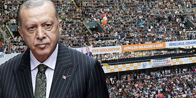 AKP'lilerin mesajları ifşa oldu: Erdoğan'ın Adana mitingi böyle doldu