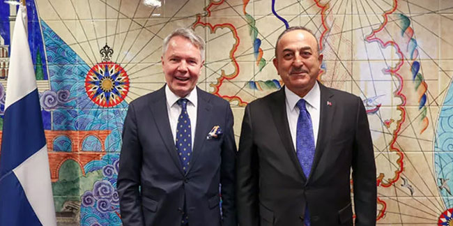 Bakan Çavuşoğlu, Finlandiya Dışişleri Bakanı ile görüştü!