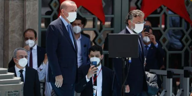 Erdoğan Taksim Camii açılışında konuştu: İstanbul fethine de hediyedir