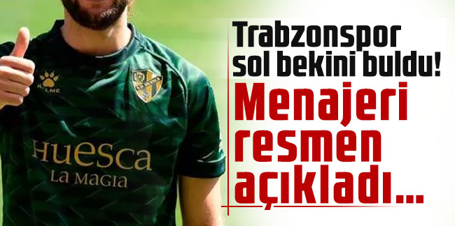 Trabzonspor sol bekini buldu! Menajeri resmen açıkladı…