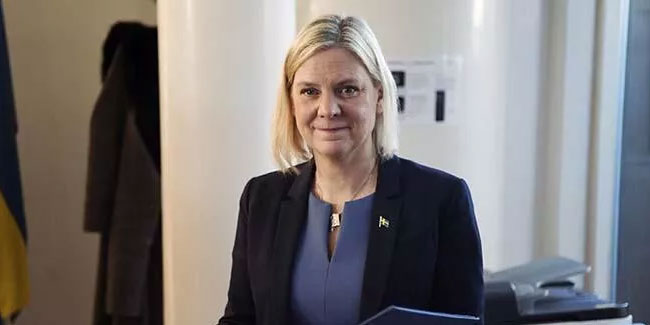 İsveç’te Andersson ülkenin ilk kadın başbakanı oldu