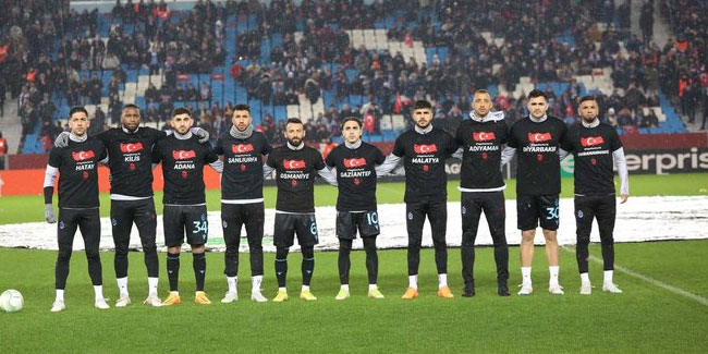 Trabzonspor Düsseldorf'la depremzedelere yardım maçı oynayacak