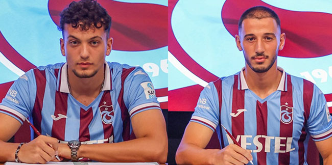 Trabzonspor resmen duyurdu! İki oyuncu ile sözleşmeler yenilendi!