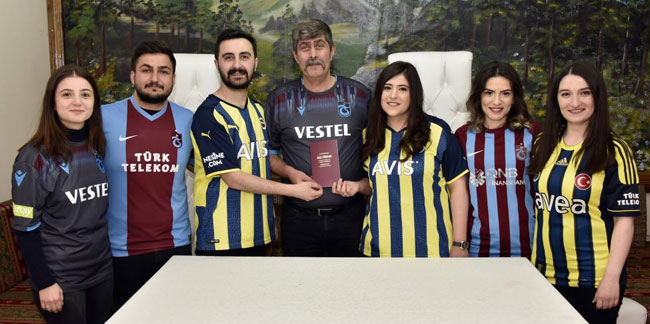Fenerbahçeli çiftin nikahını Trabzonsporlu başkan kıydı