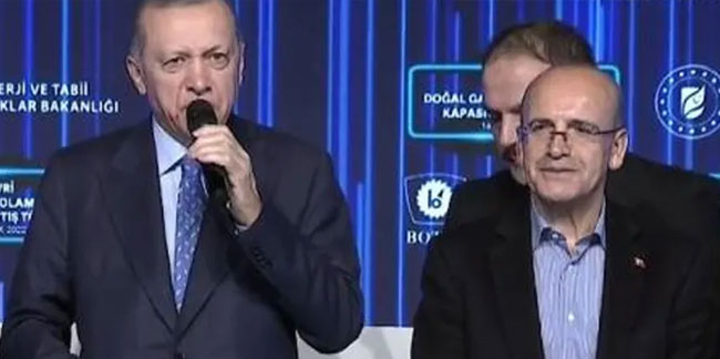 Erdoğan'ın katıldığı törende Mehmet Şimşek sürprizi