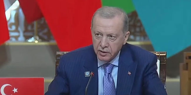 Erdoğan: ''Yıkıma son vermek için İsrail durdurulmalıdır''