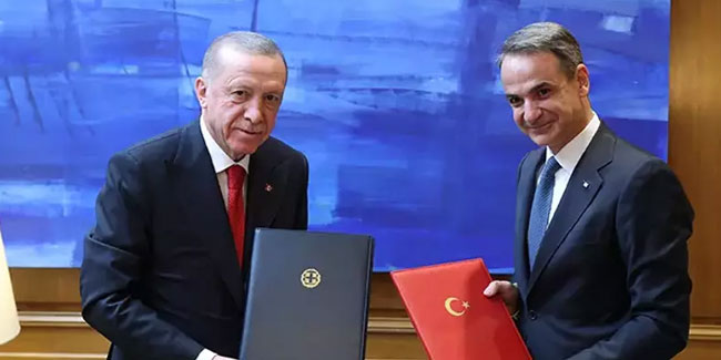 Türkiye ile Yunanistan arasında 'Atina Bildirgesi'