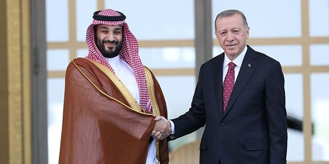 Cumhurbaşkanı Erdoğan, Veliaht Prens Muhammed bin Selman ile görüştü