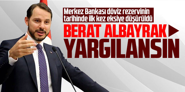 Mehmet Bekaroğlu: ''Berat Albayrak yargılansın!''