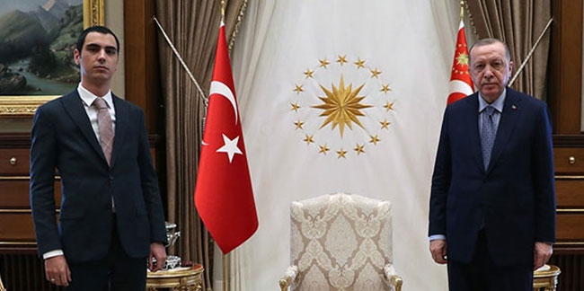 Cumhurbaşkanı Erdoğan, Muhsin Yazıcıoğlu'nun oğlu ile görüştü