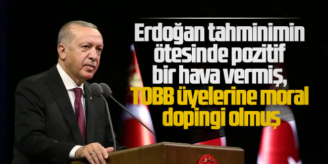 Selvi: Erdoğan tahminimin ötesinde pozitif bir hava vermiş, TOBB üyelerine moral dopingi olmuş