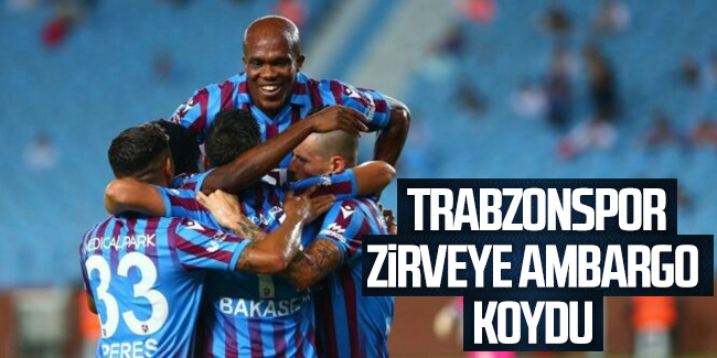 Trabzonspor zirveye ambargo koydu