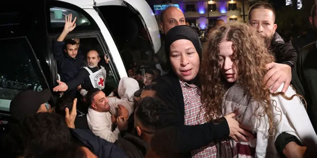 İsrail, Filistinli 30 kadın ve çocuk esiri serbest bıraktı!