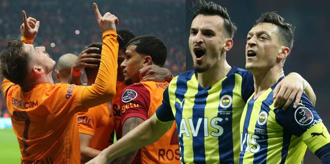 Derbide kazanan Fenerbahçe | Galatasaray - Fenerbahçe: 1-2 (MAÇ SONUCU - ÖZET)