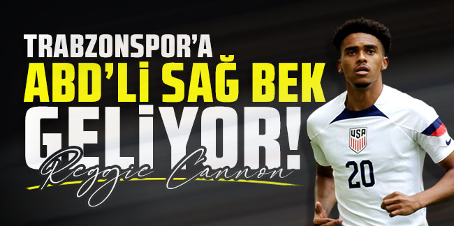 Trabzonspor'a ABD'li sağ bek geliyor! Reggie Cannon...