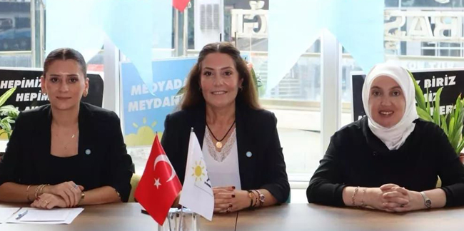 İyi Parti Trabzon “Kadını yaşat ki devlet yaşasın” 