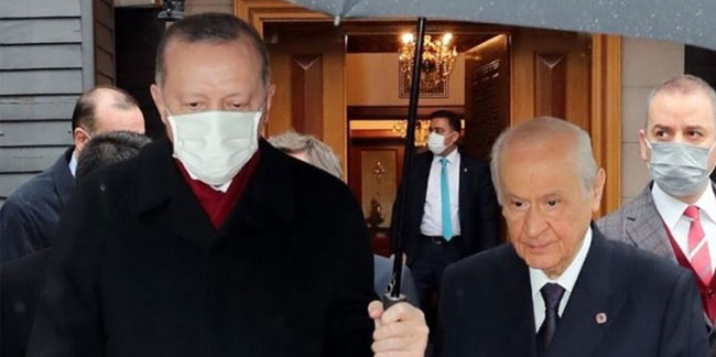 Devlet Bahçeli'den hastalanan Erdoğan'a geçmiş olsun mesajı