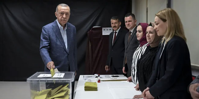 Erdoğan'ın oy kullandığı sandığın sonuçları belli oldu!