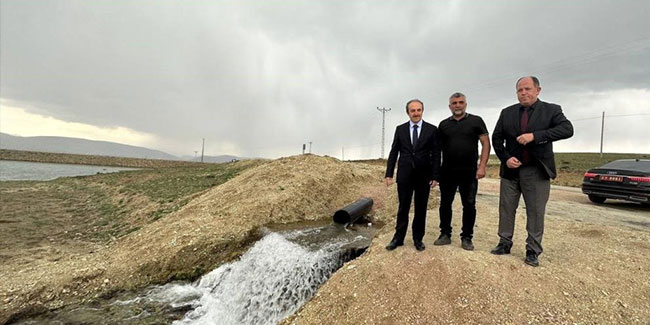 Bayburt'un Konursu köyünde su sorunu çözüldü