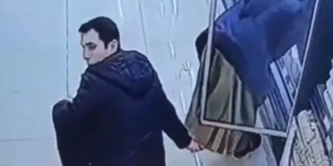 Markette kadınların etek altı fotoğraflarını çeken sapık komiser çıktı!