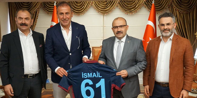 Trabzonspor'dan Vali Ustaoğlu'na ziyaret