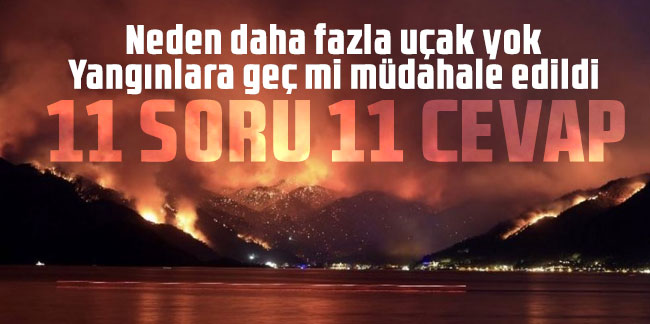 Tarım ve Orman Bakanlığı’ndan orman yangınlarıyla ilgili açıklama