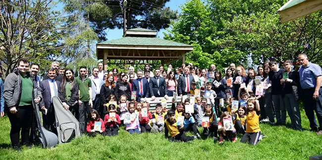 Trabzon'da okuma sevdalısı öğrenciler 'Toprak Ana'da buluştu!